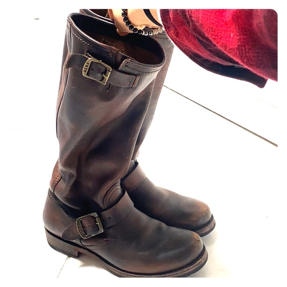 Frye boots brown